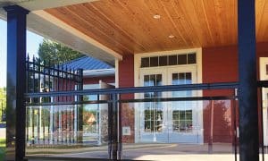 Aluminum & Glass Railings, Posts, & Fences on Patio