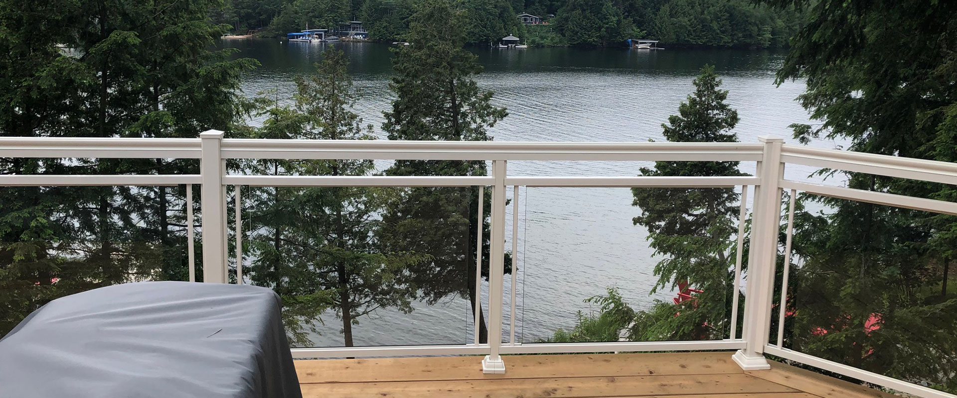 Cottage deck railings