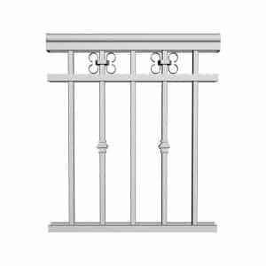 R11 Railing with Decorative Butterfly