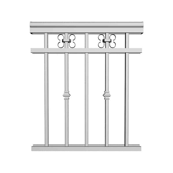 R11 Railing with Decorative Butterfly