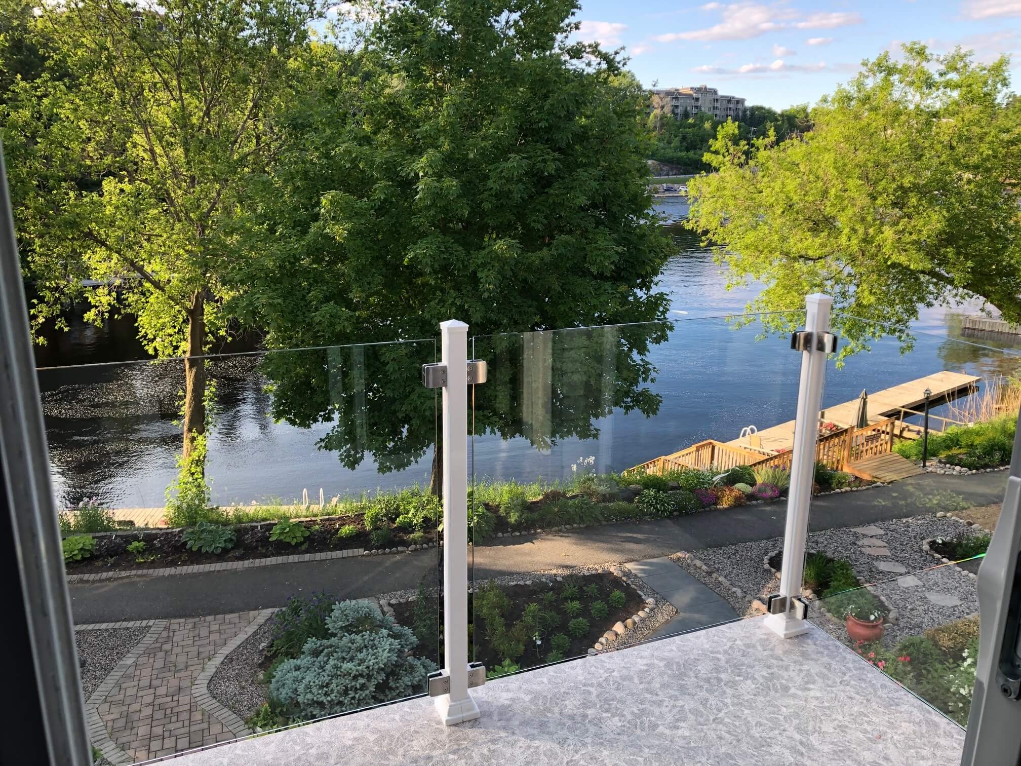 Premium railing installation
