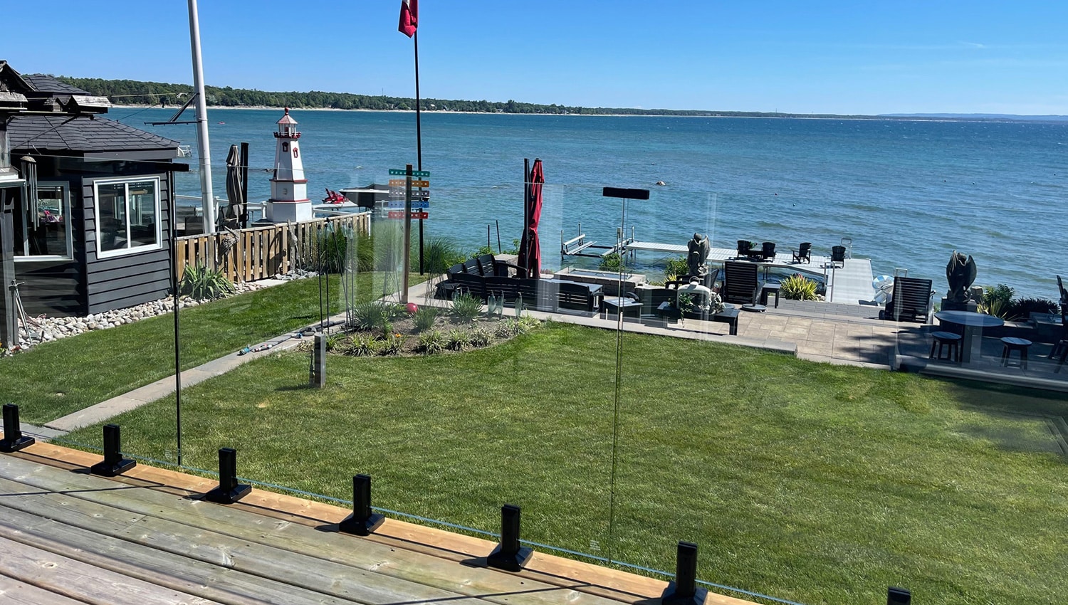 Frameless glass railings